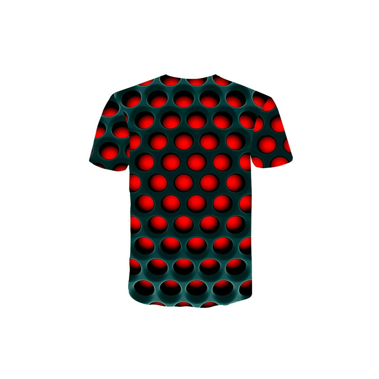 Men's 3D Graphic T Shirt   3D Rings Novelty Fashion Shirt Casual Short Sleeve