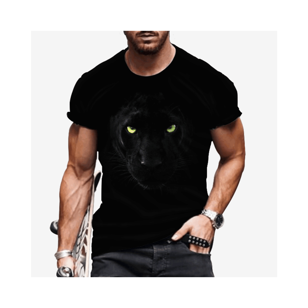 Black Panther T Shirt for Men   Short Sleeve Tee Graphic T-Shirt Size M - 3XL