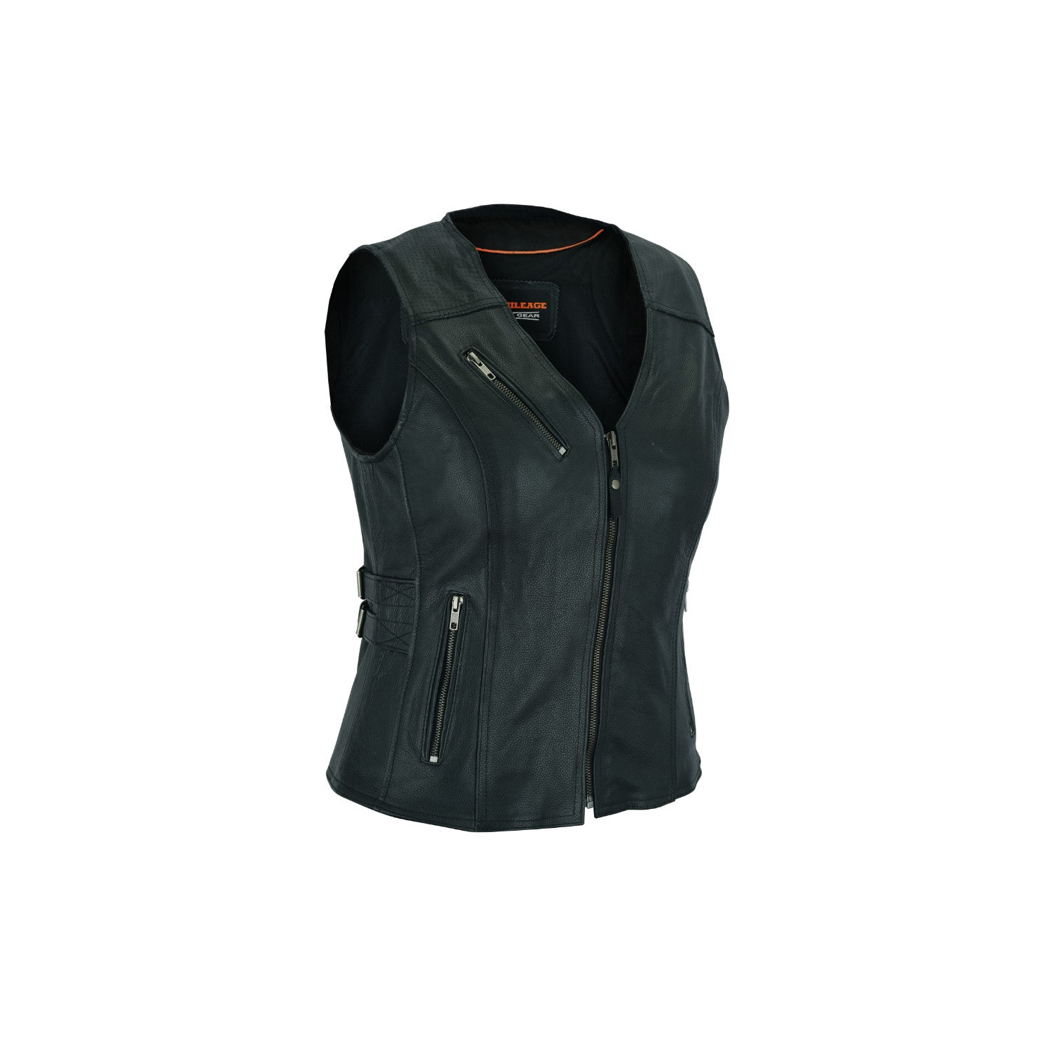Weste Damen schwarz mit Schnallen - Bild 8 von 13